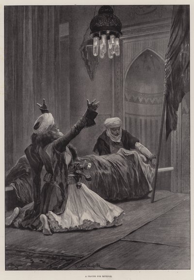 A Prayer for Revenge by Richard Caton Woodville junior